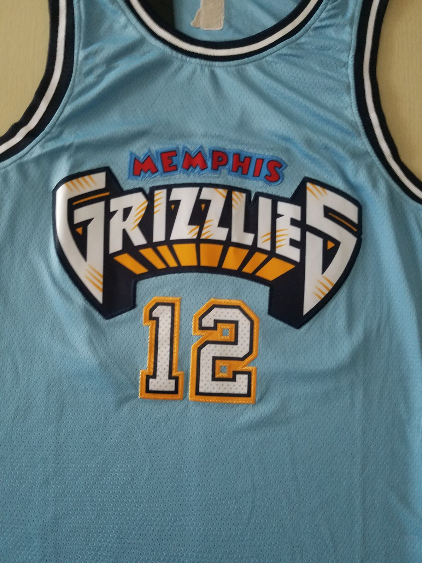 Men's Memphis Grizzlies Ja Morant #12 Blue City Edition Classic Jersey