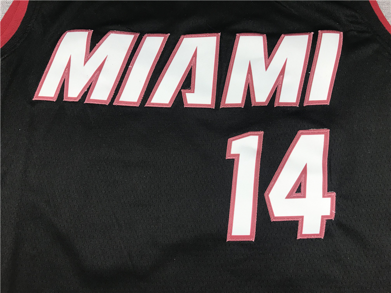 Men's Miami Heat Tyler Herro #14 Black 2022/23 Fast Break Replica Jersey - Icon Edition