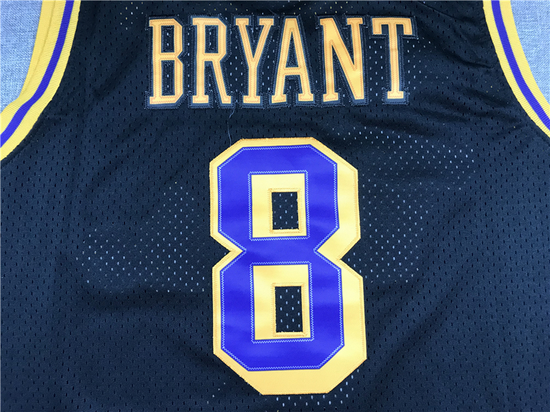 Men's Los Angeles Lakers Kobe Bryant #8 Black Classics Player Jersey