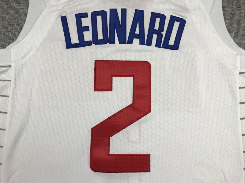 Men's LA Clippers Kawhi Leonard Nike White 2022/23 Swingman Jersey - Association Edition
