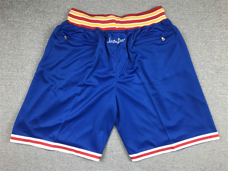Men's Golden State Warriors Blue Classic Edition Warriors Origins Basketball Shorts