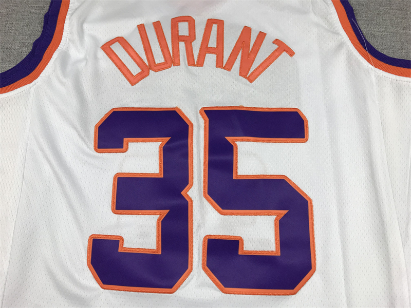 Men's Phoenix Suns Kevin Durant #35 White 2022/23 Swingman Jersey