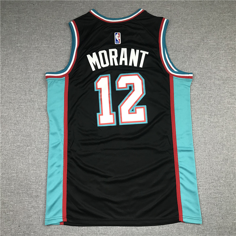 Men's Memphis Grizzlies Ja Morant #12 Black Classics Swingman Jersey