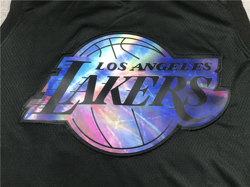 Men's Los Angeles Lakers LeBron James #23 Black Player Jersey