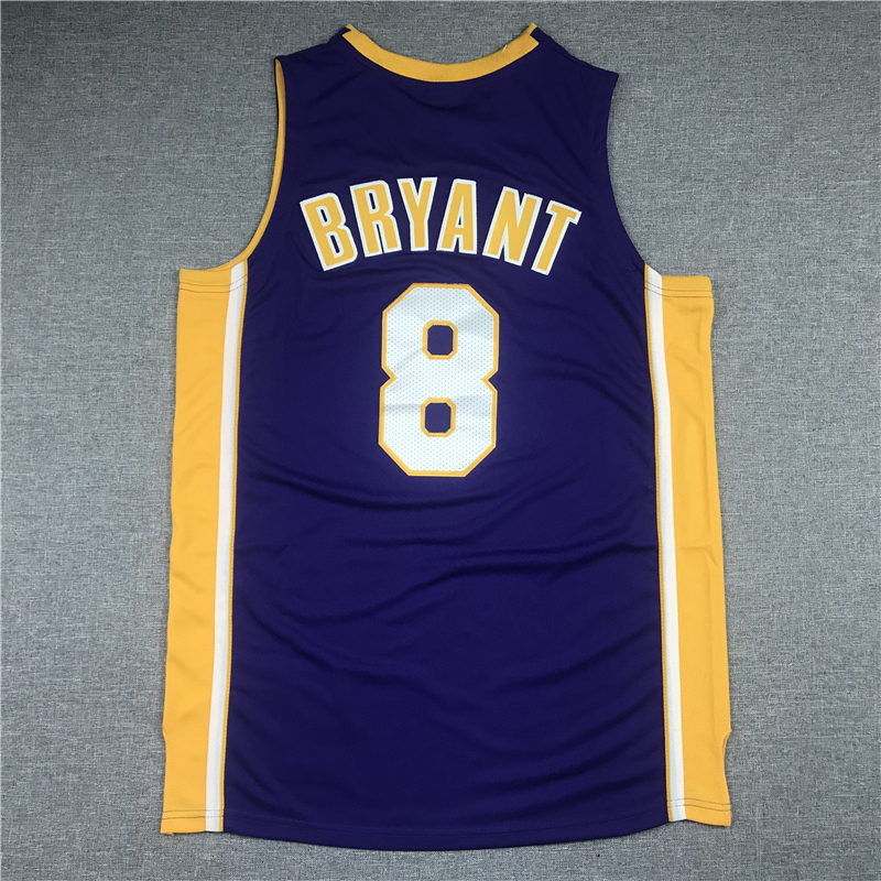 Men's Los Angeles Lakers Kobe Bryant 2000-01 Purple Hardwood Classics Authentic Jersey