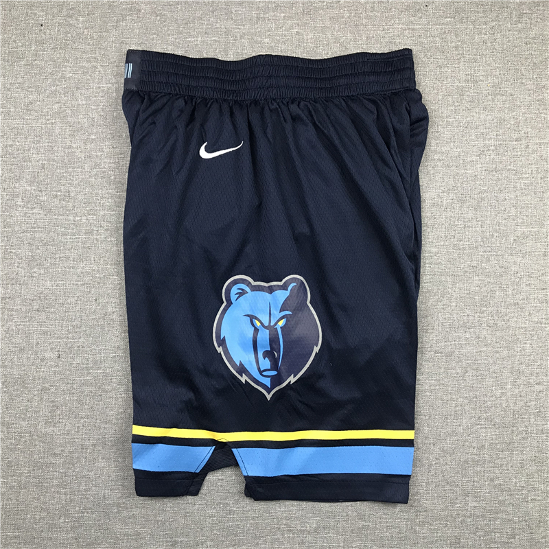 Men's Memphis Grizzlies Navy 2021/22 Icon Edition Basketball Shorts