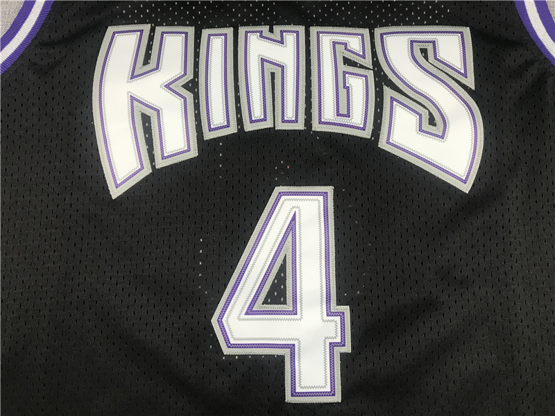 Men's Sacramento Kings Chris Webber Black Hardwood Classics Swingman Jersey