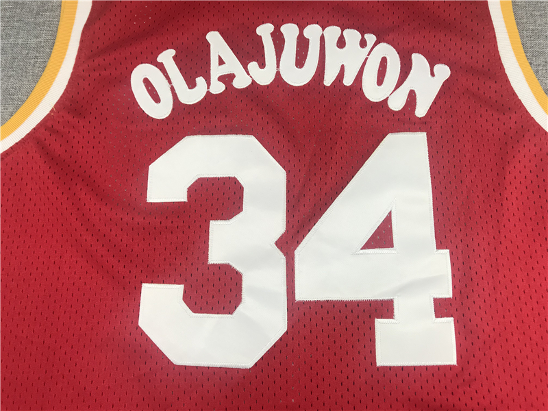 Men's Houston Rockets Hakeem Olajuwon 1993-94 Hardwood Classics Swingman Jersey