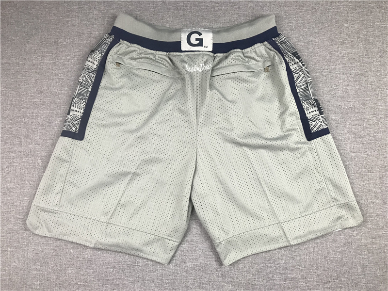 Men's Georgetown Hoyas NCAA Basketball Gray Pocket Shorts