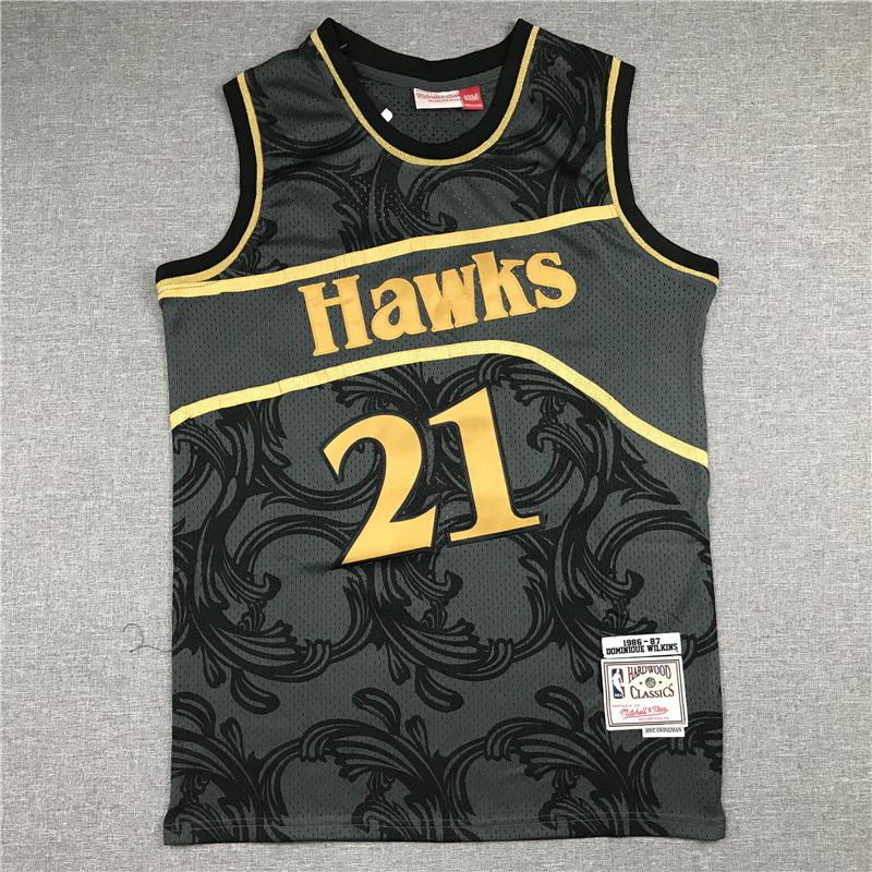 Men's Atlanta Hawks Dominique Wilkins 1986-87 Hardwood Classics Swingman Jersey