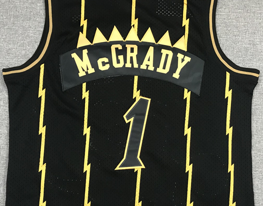 Men's Toronto Raptors Tracy McGrady Black 1998-99 Hardwood Classics Swingman Jersey
