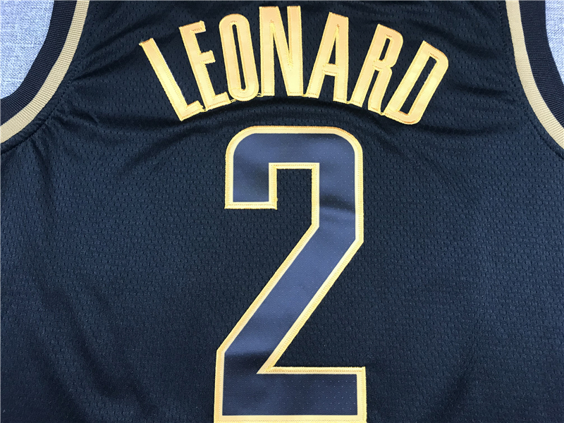 Men's LA Clippers Kawhi Leonard #2 NBA Black Player Jersey