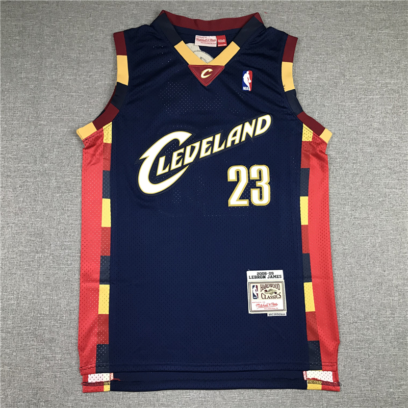 Men's Cleveland Cavaliers LeBron James 2008-09 Hardwood Classics Player Jersey