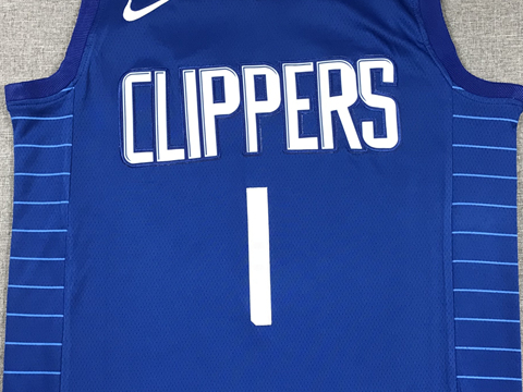 Men's LA Clippers James Harden #1 Royal Swingman Jersey - Icon Edition