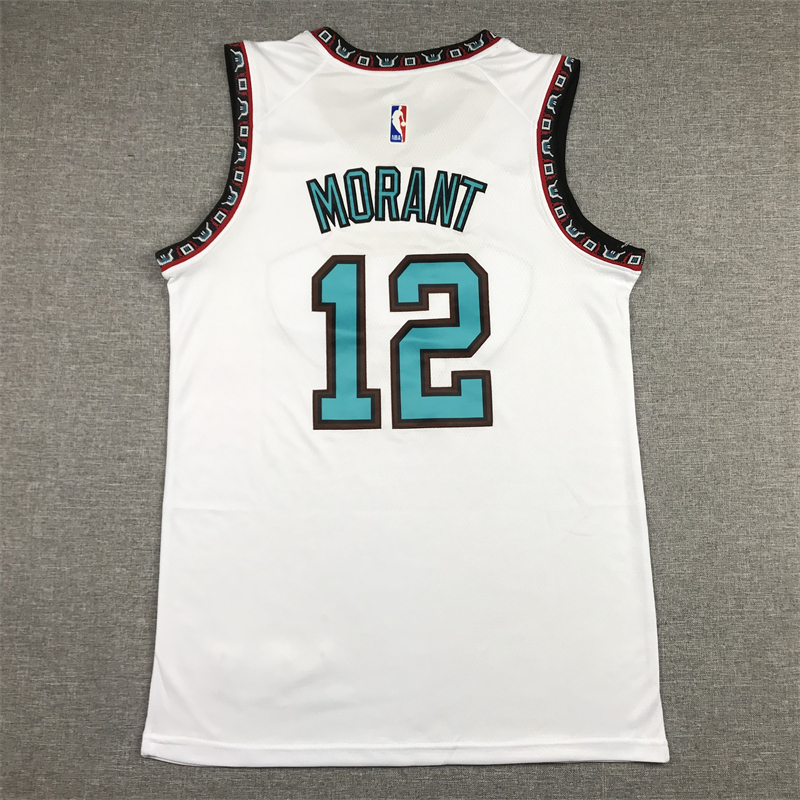 Men's Memphis Grizzlies Ja Morant #12 White Swingman Fashion Jersey