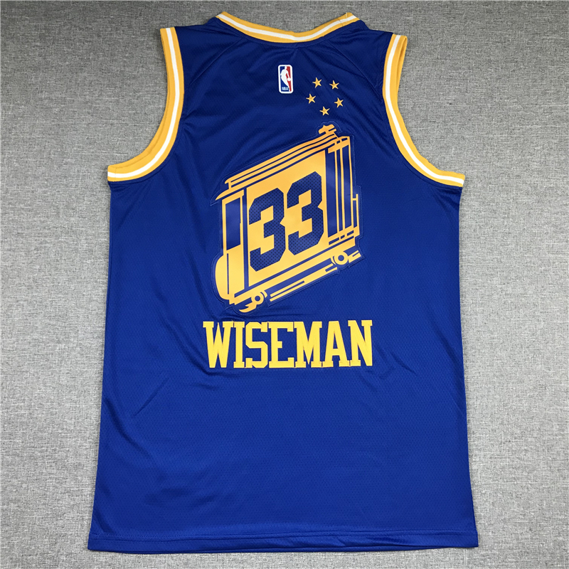 Men's Golden State Warriors James Wiseman #33 Blue Swingman Player Jersey