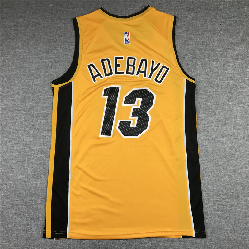 Men's Miami Heat Bam Adebayo #13 Gold 2020/21 Swingman Player Jersey