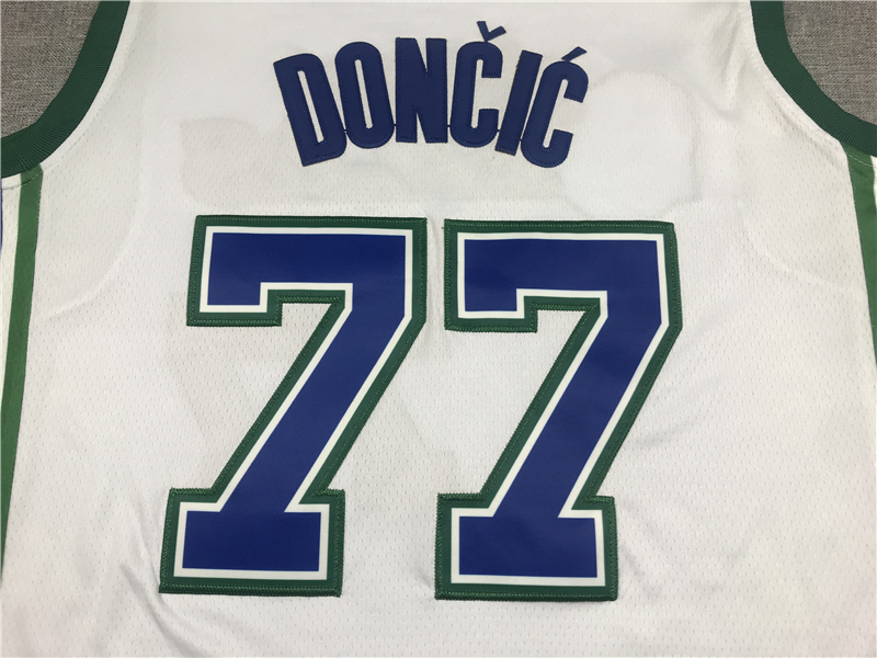 Men's Dallas Mavericks Luka Doncic White 2021/22 Swingman Jersey - City Edition