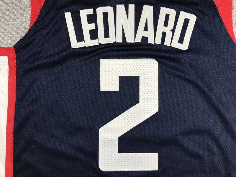 Men's LA Clippers #2 Kawhi Leonard  Swingman Jersey Retro