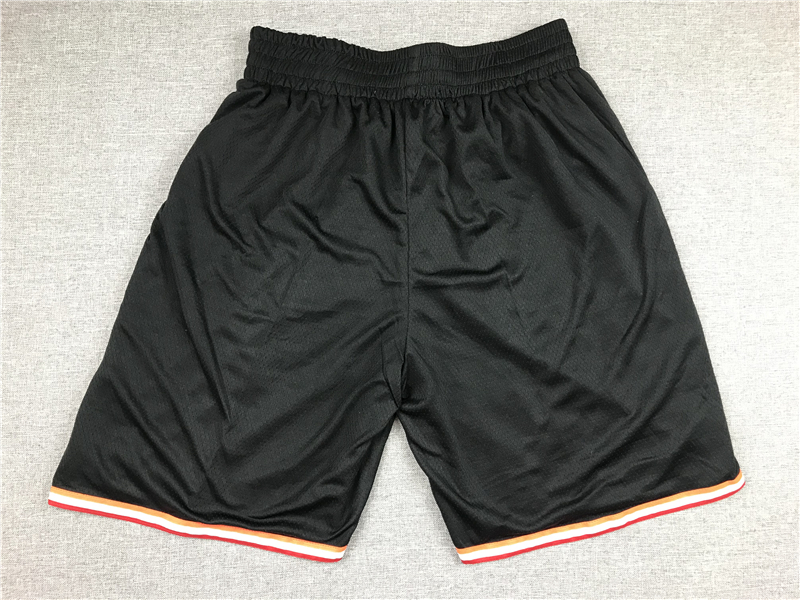 Men's Miami Heat Big Face Black Basketball Shorts