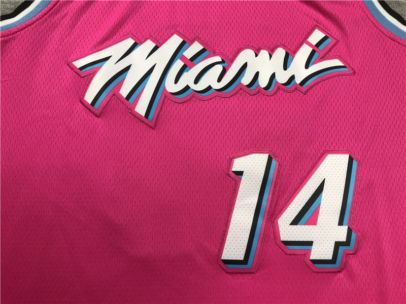 Men's Miami Heat Tyler Herro #14 Pink 2020/21 Swingman Jersey