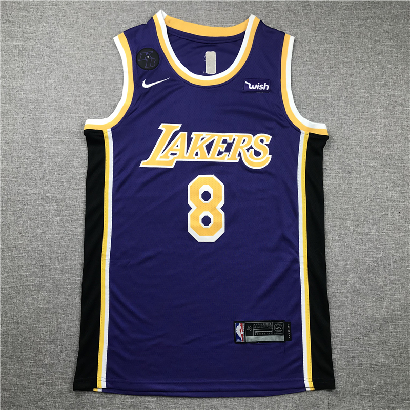 Men's Los Angeles Lakers Kobe Bryant #8 Purple Swingman Player Jersey