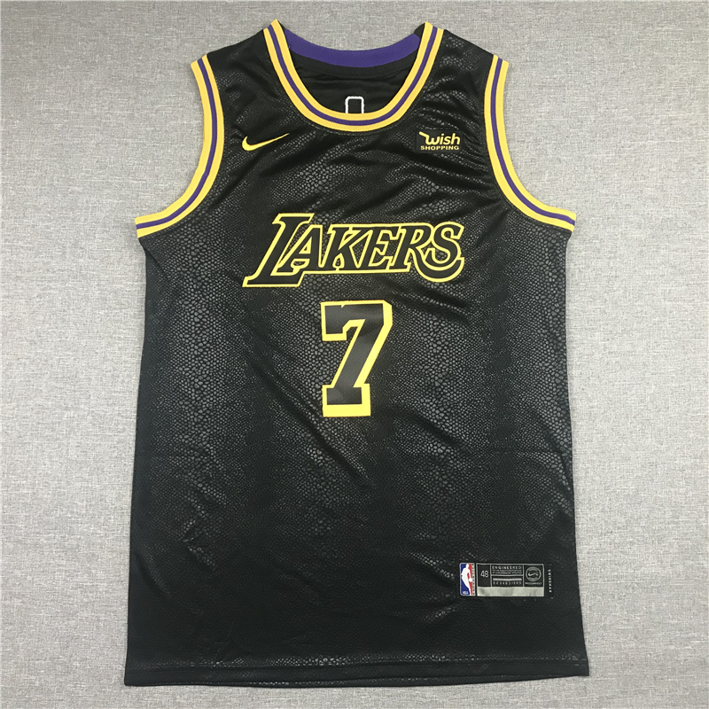 Men's Los Angeles Lakers Carmelo Anthony #7 Black City Edition Swingman Jersey