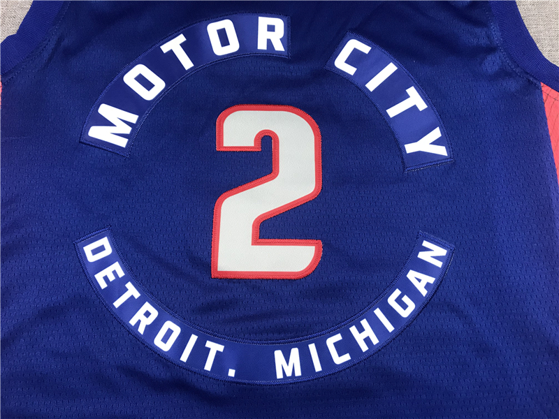 Men's Detroit Pistons Cade Cunningham Blue 2020/21 Swingman Fashion Jersey