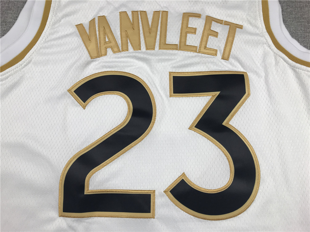Men's Toronto Raptors Fred VanVleet White Swingman Player Jersey