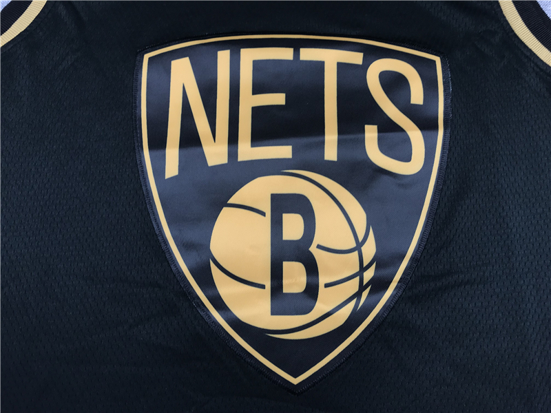 Men's Brooklyn Nets Kyrie Irving #11 NBA Black Swingman Player Jersey