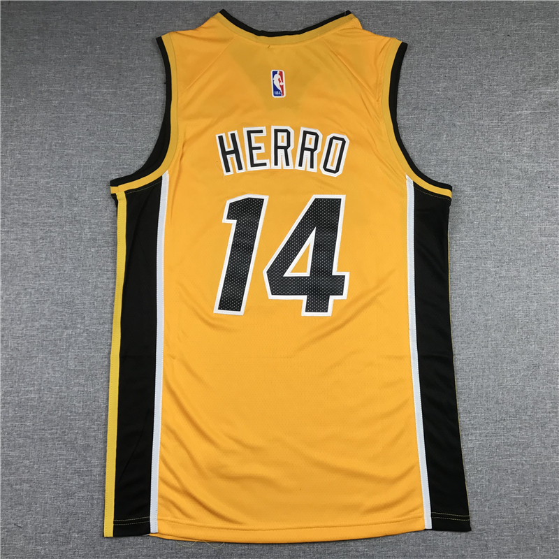 Men's Miami Heat Tyler Herro #14 Gold 2020/21 Swingman Player Jersey