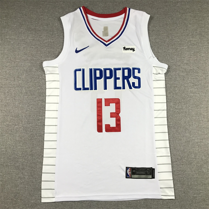 Men's LA Clippers Paul George #13 White 2022/23 Swingman Jersey