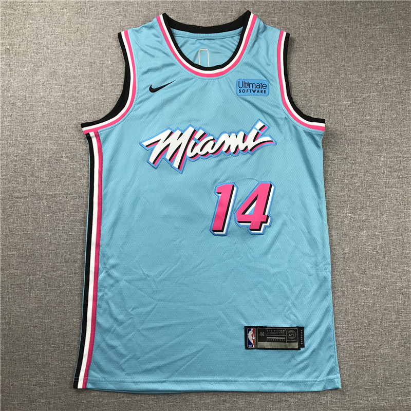Men's Miami Heat Tyler Herro #14 Blue 2020/21 Swingman Jersey