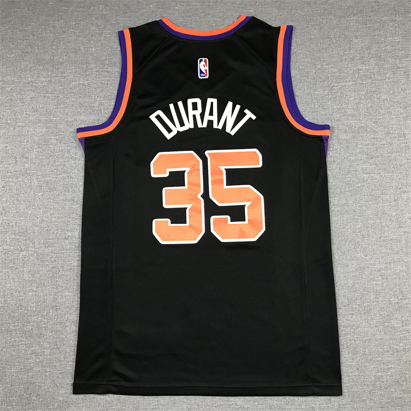 Men's Phoenix Suns Kevin Durant #35 Black 2022/23 Player Jersey