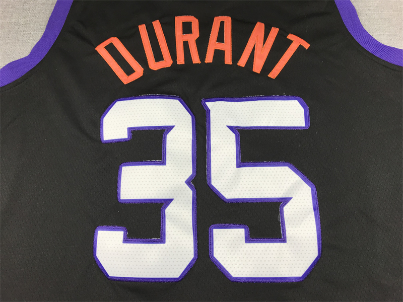 Men's Phoenix Suns Kevin Durant #35 Black Swingman Jersey - City Edition