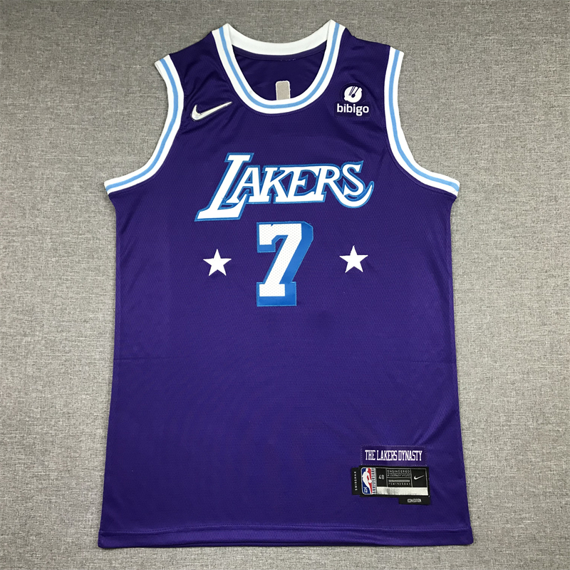 Men's Los Angeles Lakers Carmelo Anthony Purple Swingman Jersey - City Edition