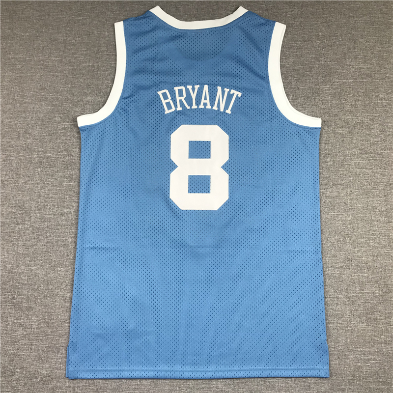 Men's Los Angeles Lakers Kobe Bryant Light Blue 2004-2005 #8 Authentic Jersey