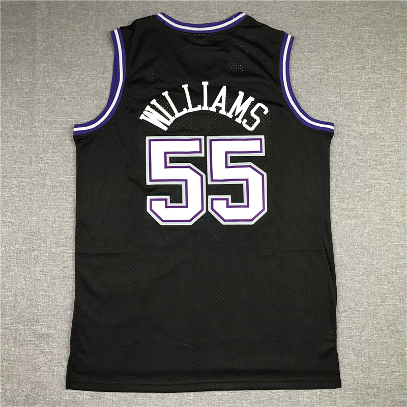 Men's Sacramento Kings Jason Williams Black Hardwood Classics Swingman Jersey
