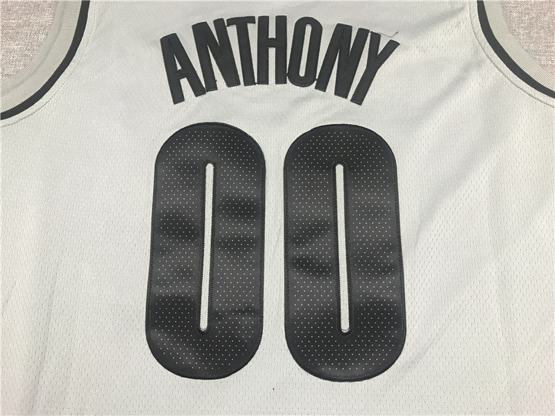 Men's Portland Trail Blazers Carmelo Anthony Gray Swingman Player Jersey