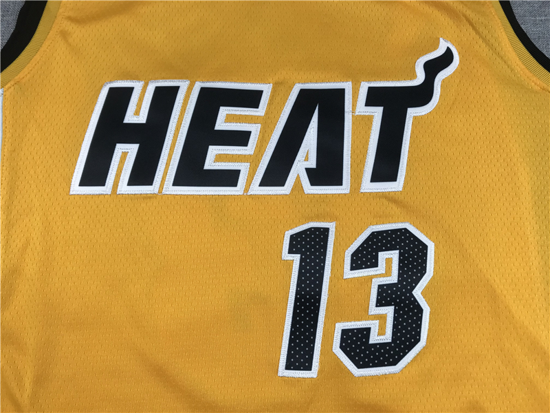 Men's Miami Heat Bam Adebayo #13 Gold 2020/21 Swingman Player Jersey