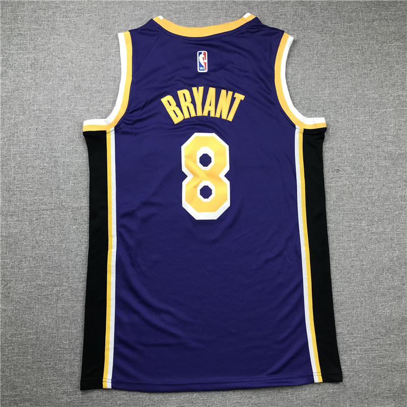 Men's Los Angeles Lakers Kobe Bryant #8 Purple Swingman Player Jersey