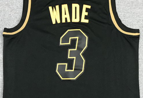 Men's Miami Heat Dwyane Wade #3 NBA Black Swingman Player Jersey