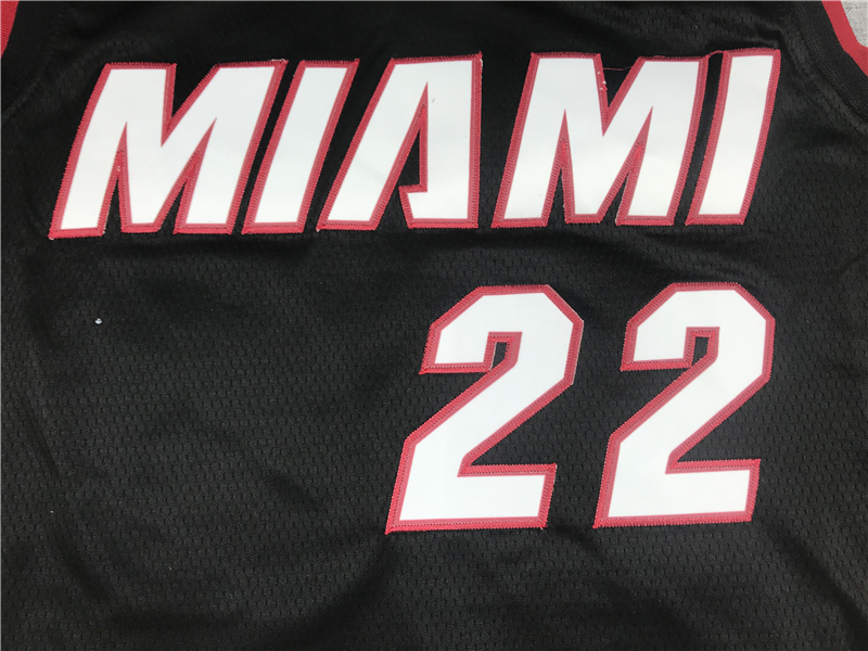 Men's Miami Heat Jimmy Butler #22 Black 2022/23 Swingman Jersey - Icon Edition
