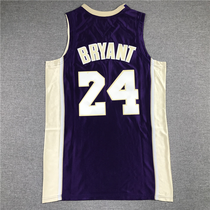 Men's Los Angeles Lakers Kobe Bryant Hall of Fame Purple Hardwood Classics Jersey