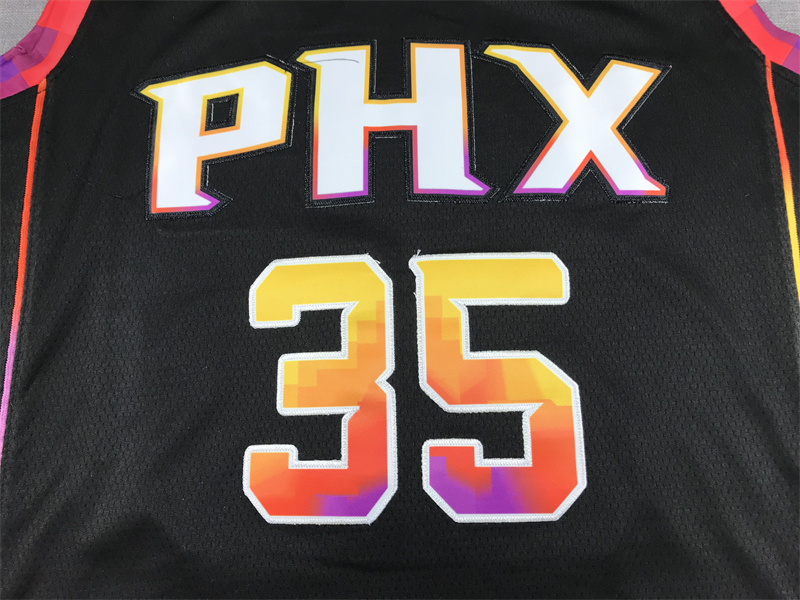 Men's Phoenix Suns Kevin Durant #35 Black 2022/23 Statement Edition Swingman Jersey