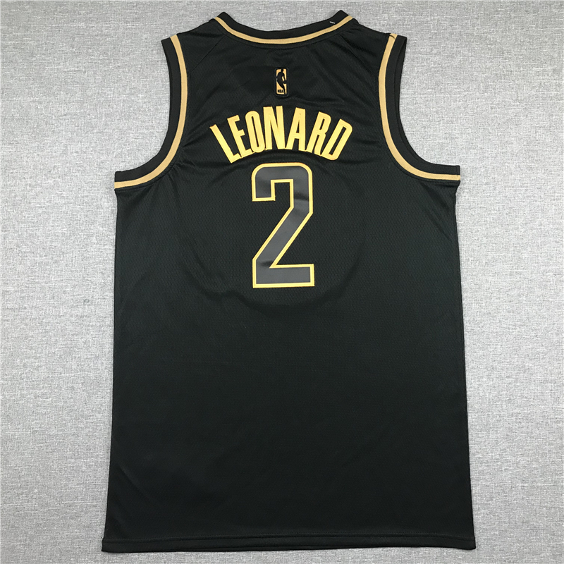 Men's LA Clippers Kawhi Leonard #2 NBA Black Player Jersey