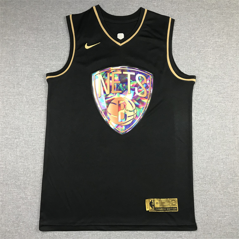 Men's Brooklyn Nets Kevin Durant #7 Black Swingman Player Jersey