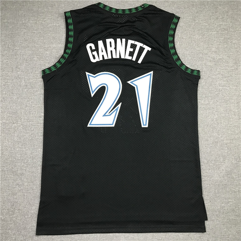 Men's Minnesota Timberwolves Kevin Garnett #21 Hardwood Classics Swingman Jersey