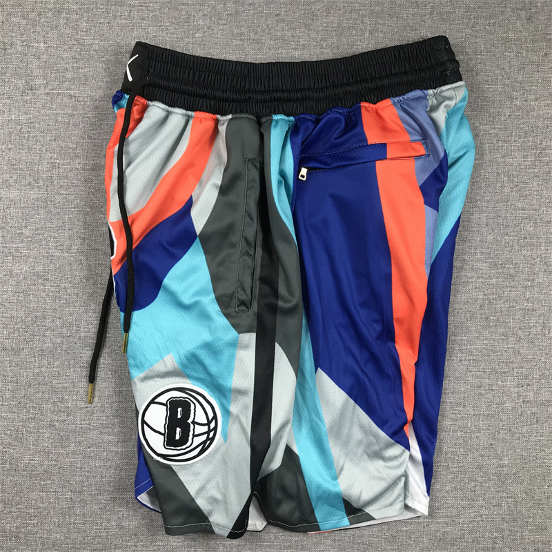 Men's Brooklyn Nets Black 2023/24 Pocket Shorts City Edition