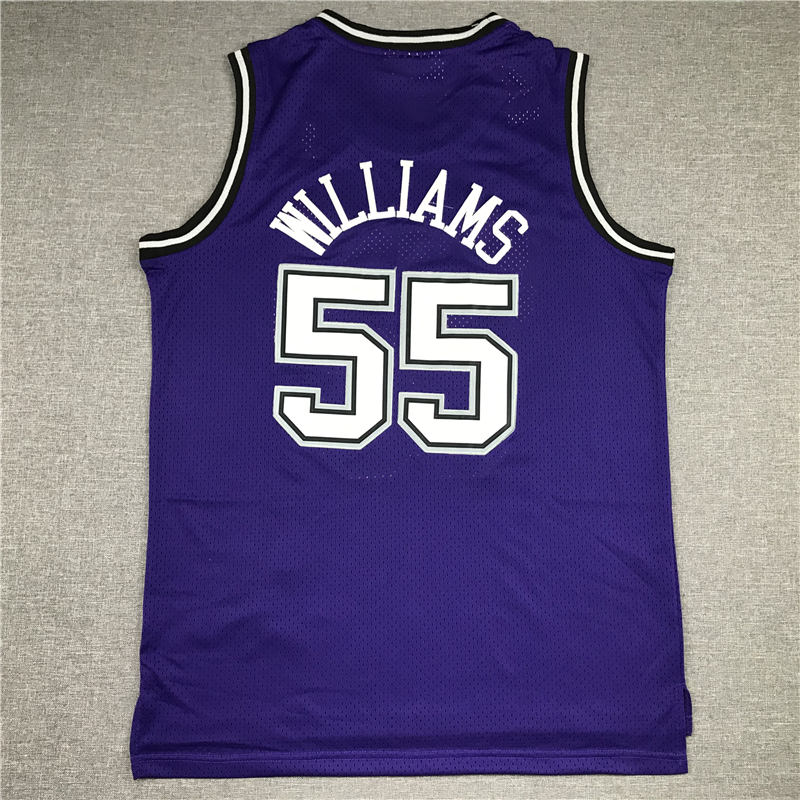 Men's Sacramento Kings Jason Williams Purple Hardwood Classics Swingman Jersey